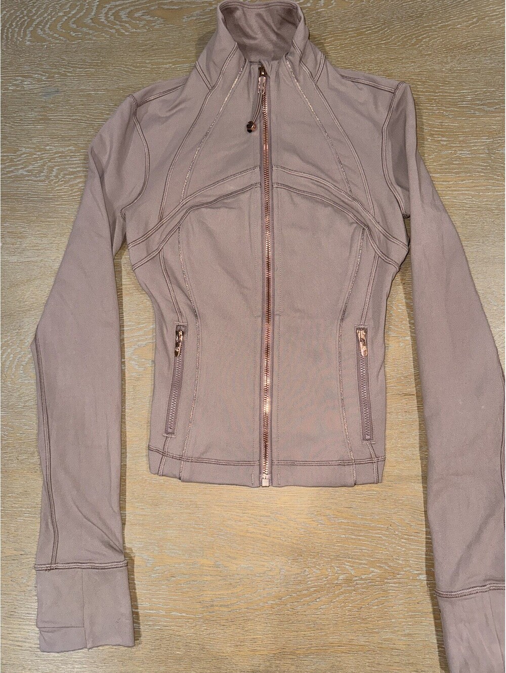 Lululemon Define Cropped Jacket Luon *Sparkle SIZE 0 Twilight Rose